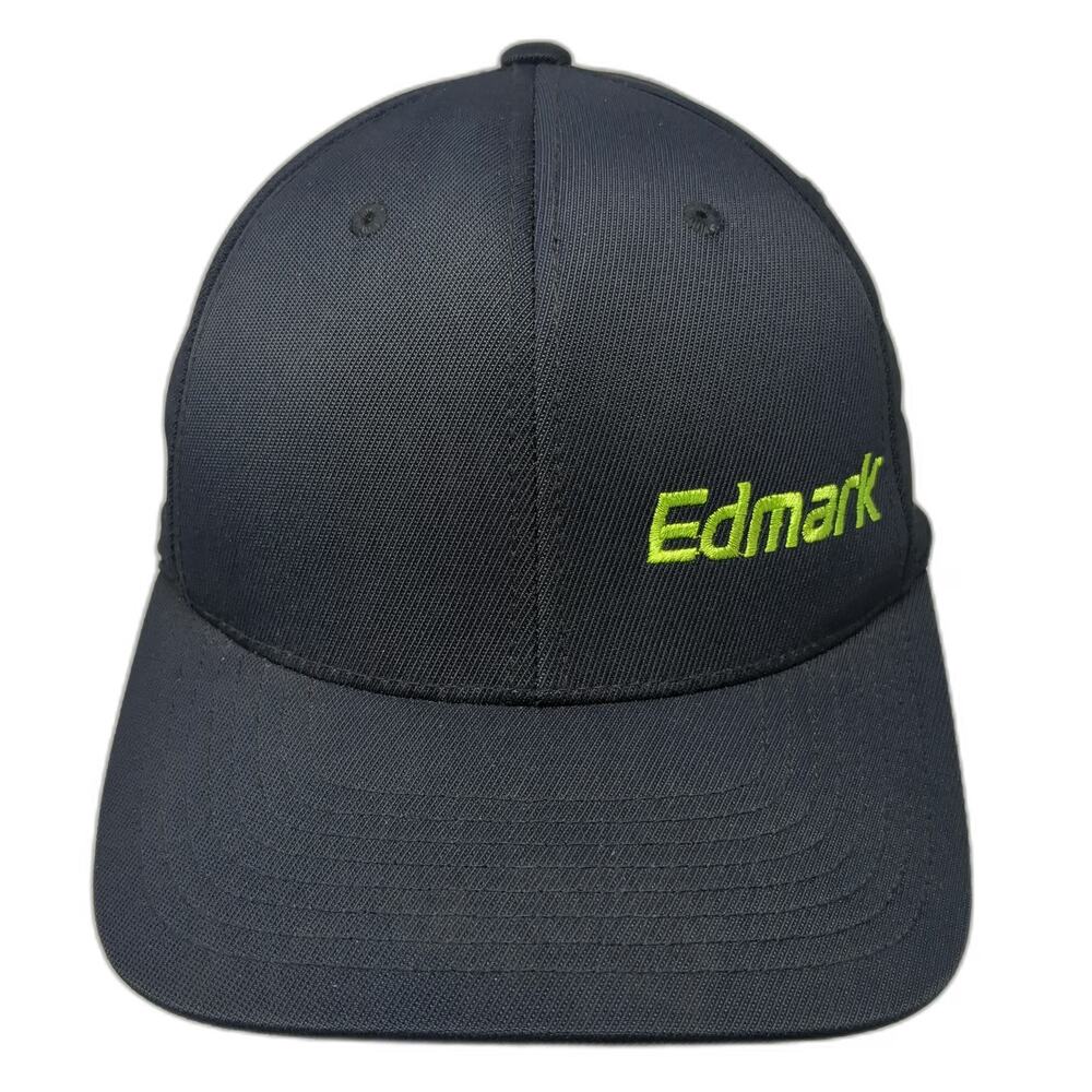 Sport-Tek Baseball Cap Black M Fitted Flexfit Chevy Edmark Logo Hat Corporate